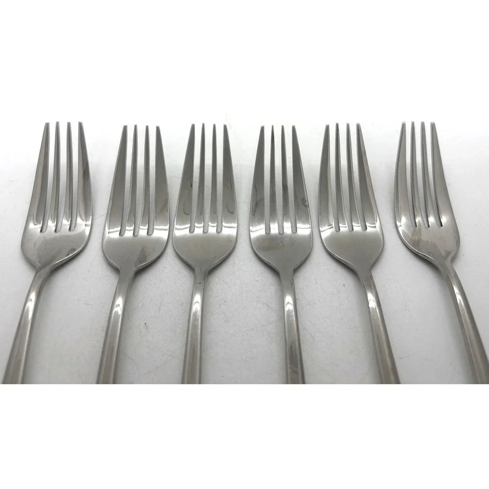 6 Quantum or Sant' Andrea Andorra Table Dinner Forks 18/10 Stainless